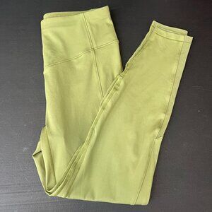 Bandier Le ORE  Olive Green  Slight Mesh  Workout  Leggings   Size M